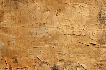 Top view of aged vintage sheet of parchment paper background texture