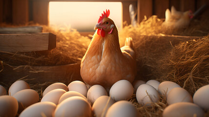 eggs at the farm, chicken and eggs, locally produced, organic, local food, roasters and chicken at the hen house, agriculture, respectful farming