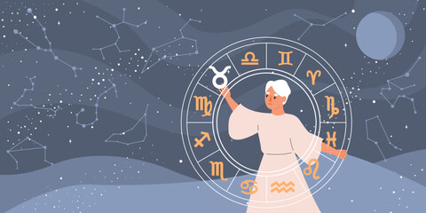 Horoscope Composition Background © Macrovector