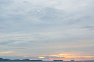 Colorful Sunset Sky Vivid Clouds