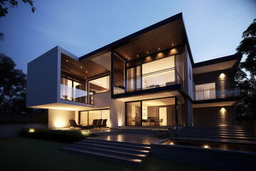 Modern and contemporary home exterior design