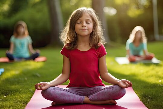 Playful yoga poses for kids 