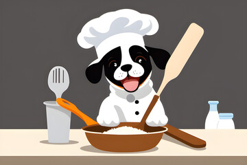 puppy cooks generative ai