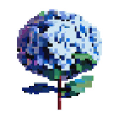 abstract pixel mosaic