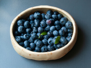  Berries in a handmade plate