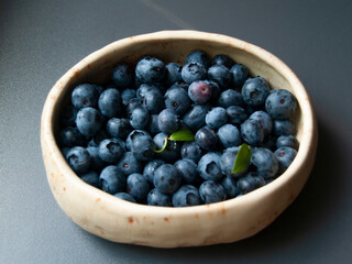  Berries in a handmade plate