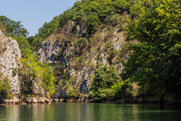 Matka canyon in North Macedonia