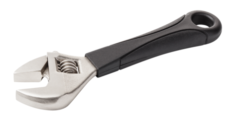 Adjustable wrench cut out