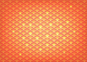Chiness red pattern