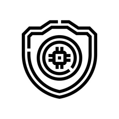 Obraz premium security line design style icon for web and graphic design