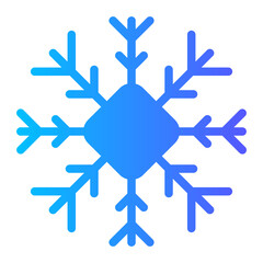 snowflake gradient icon