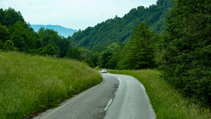 Fototapeta na wymiar road in the mountains