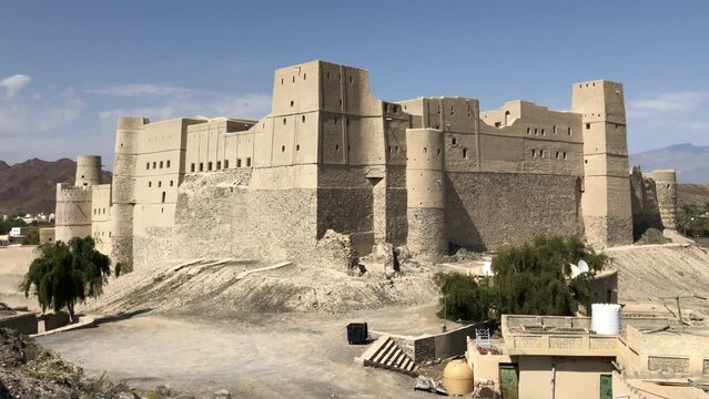 Bahla Fort at the foot of the Djebel Akhdar in Sultanate of Oman