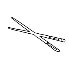 Korean street food, great design for any purposes Chinese chopsticks 