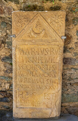 Roman tombstone