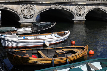 Fototapeta na wymiar The Frederiksholms Kanal in Copenhagen