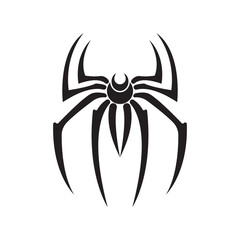 Spider logo icon design vector