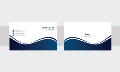 Creative And Modern Professional Business Card Design For Print