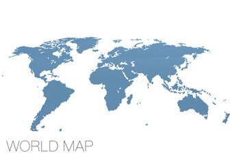 Fototapeta na wymiar ドットの世界地図 アフリカ中心 影付き_02