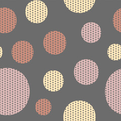Vector pastel dots, dotty texture seamless pattern
