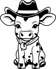 funny cow cartoon