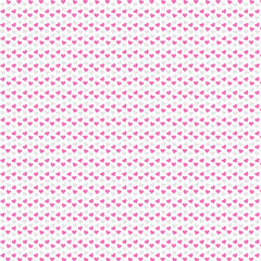 Seamless pattern pink and gray hearts. Love Concept. Happy valentines day, women day holiday, dating invitation, wedding or marriage greeting card design. Vector romantic