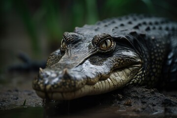 Fototapeta premium Aligator swamp photography