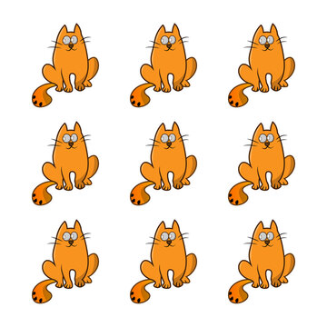 background with cats