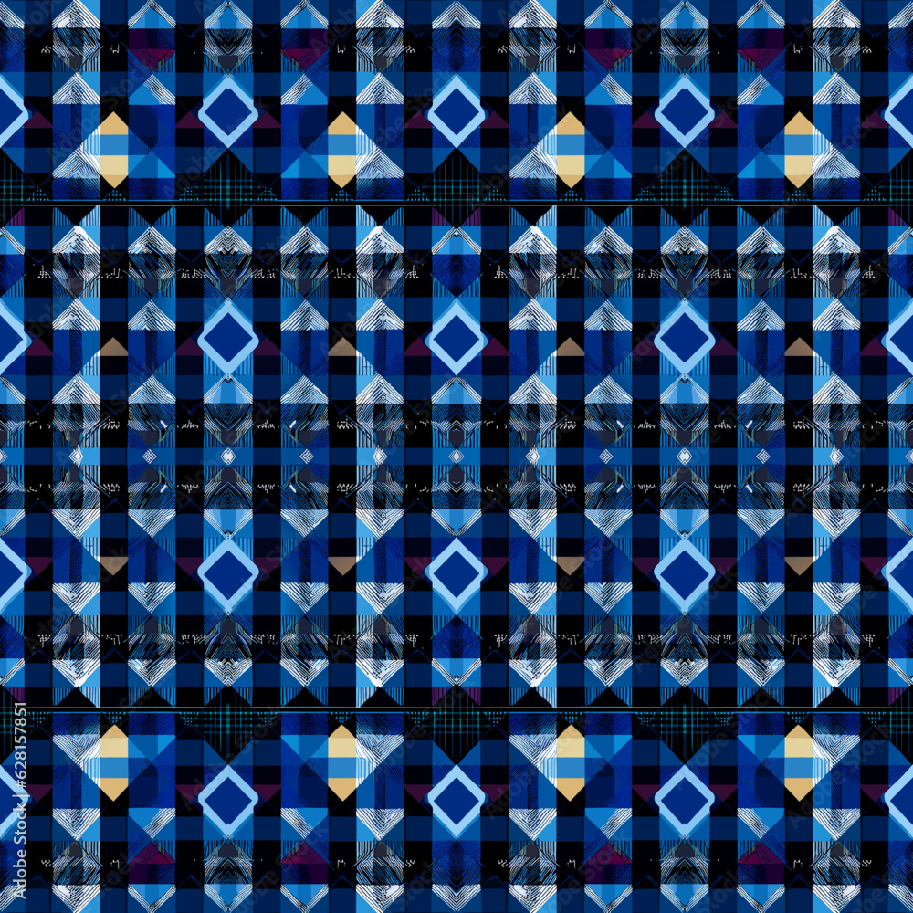 Aufkleber seamless background pattern. abstract geometric pattern. textile rapport.