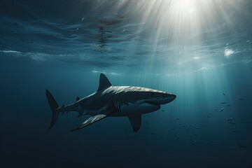 Fototapeta premium Shark underwater photography