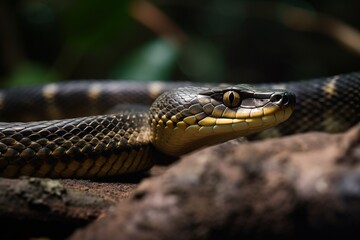Snake photography upclose