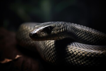 Obraz premium Snake photography upclose