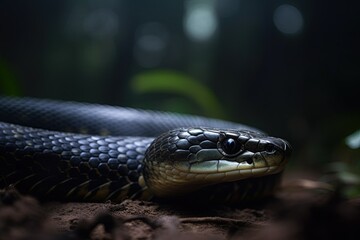 Obraz premium Snake photography upclose