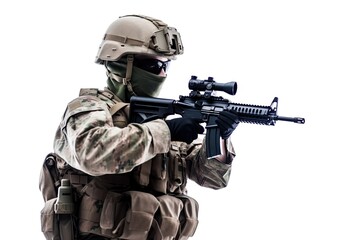 Special Force Army with Gun