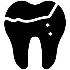 Tooth dentist icon symbol image vector. Illustration of the dental medicine symbol design graphic image.