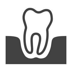 Tooth dentist icon symbol image vector. Illustration of the dental medicine symbol design graphic image