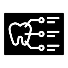 Tooth dentist icon symbol image vector. Illustration of the dental medicine symbol design graphic image