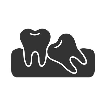 Tooth dentist icon symbol image vector. Illustration of the dental medicine symbol design graphic image