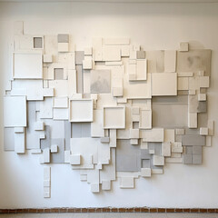 abstract background made of cubes