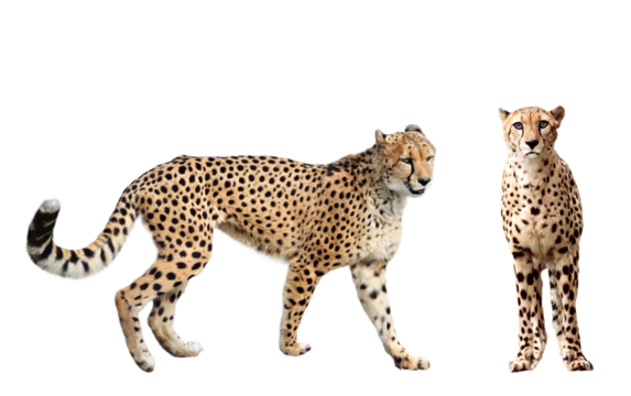 チータ　横面と正面