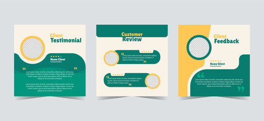 Client testimony simple design