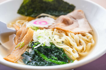シンプルな佐野ラーメン