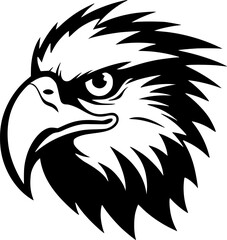 Naklejka premium Eagle - Minimalist and Flat Logo - Vector illustration