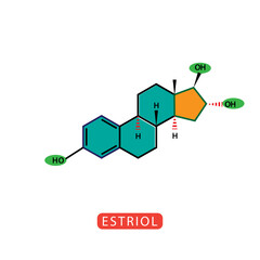 Structure chemical formula icon vector logo design template