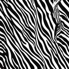 Animal Zebra abstract texture vector background