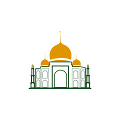mosque icon design vector