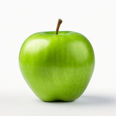 green apple isolated on white