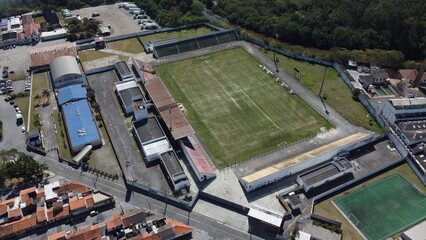 Visão aérea do Estádio Municipal Francisco Ribeiro Nogueira (