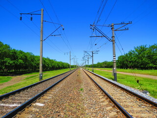 railway in the countryside