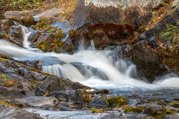 Horseshoe Falls in the Wisconsin Northwoods